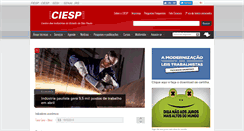 Desktop Screenshot of ciesp.com.br