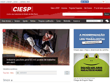 Tablet Screenshot of ciesp.com.br